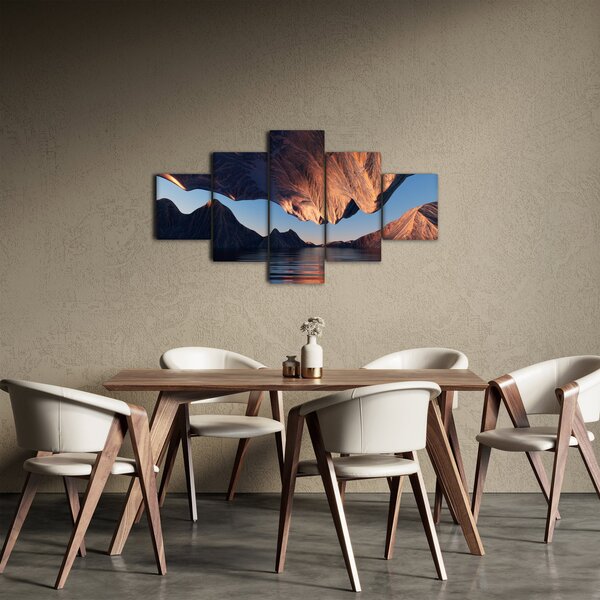 Obraz - Klify 3D (125x70 cm)
