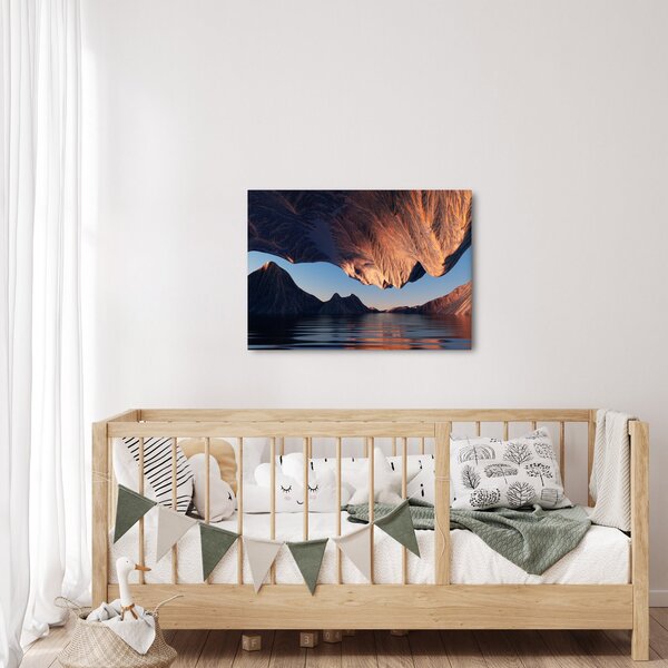Obraz - Klify 3D (70x50 cm)