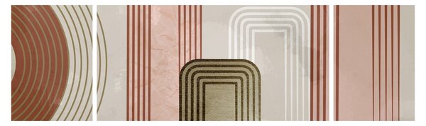 Obraz - Minimalistyczna ilustracja (170x50 cm)