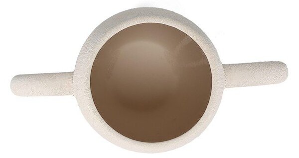 Biały ceramiczny wazon (wysokość 30 cm) Bullet – S|P Collection