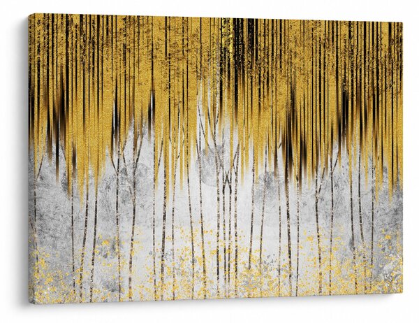 Obraz - Złote linie (70x50 cm)