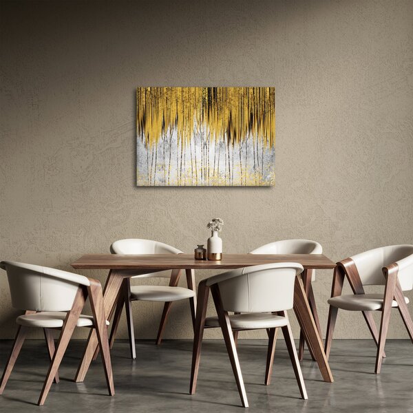 Obraz - Złote linie (70x50 cm)