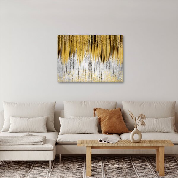 Obraz - Złote linie (70x50 cm)