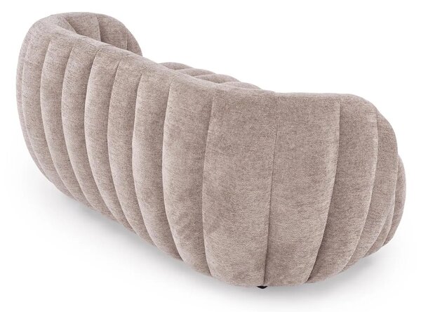 Ciemnobeżowa nowoczesna sofa dwuosobowa do salonu K7-C24