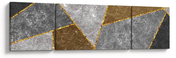 Obraz - Imitacja materiałów (170x50 cm)