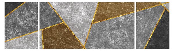 Obraz - Imitacja materiałów (170x50 cm)