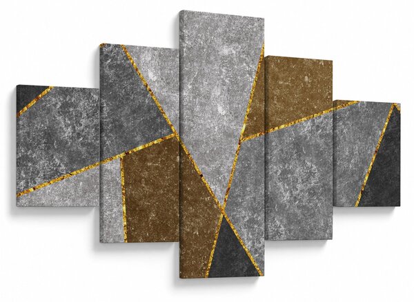 Obraz - Imitacja materiałów (125x70 cm)