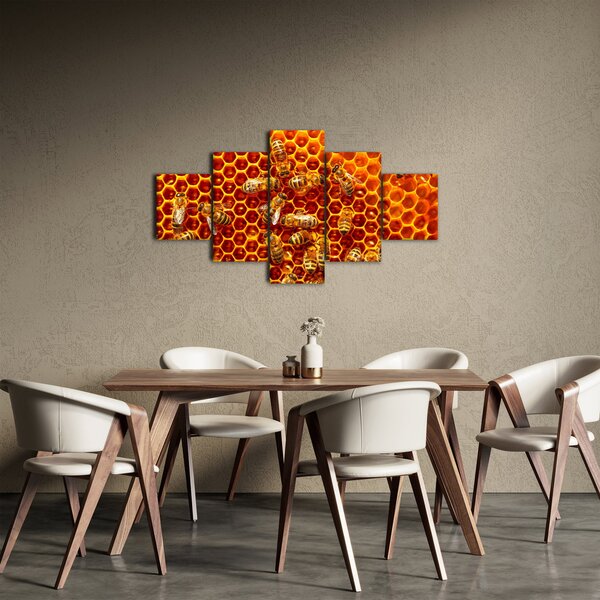 Obraz - Plaster miodu (125x70 cm)