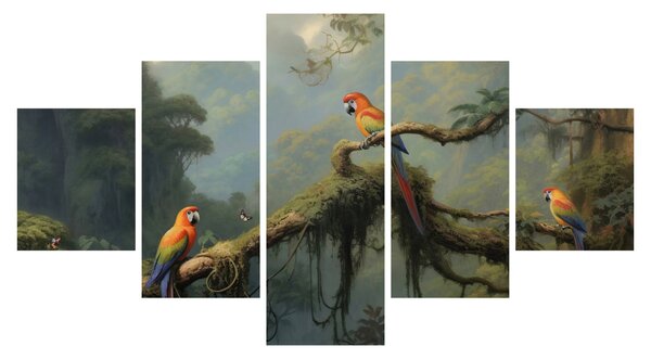 Obraz - Las tropikalny (125x70 cm)