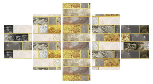 Obraz - Dekoracje z teksturami (125x70 cm)