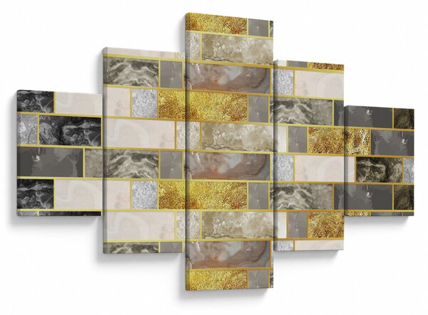 Obraz - Dekoracje z teksturami (125x70 cm)