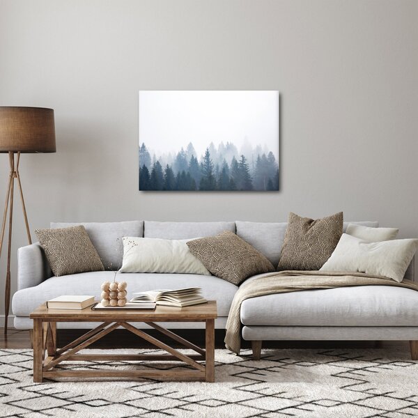 Obraz - Mglisty las (70x50 cm)
