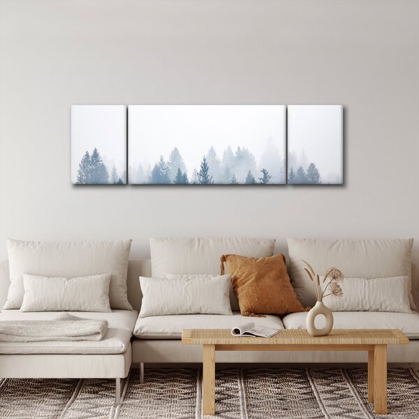 Obraz - Mglisty las (170x50 cm)