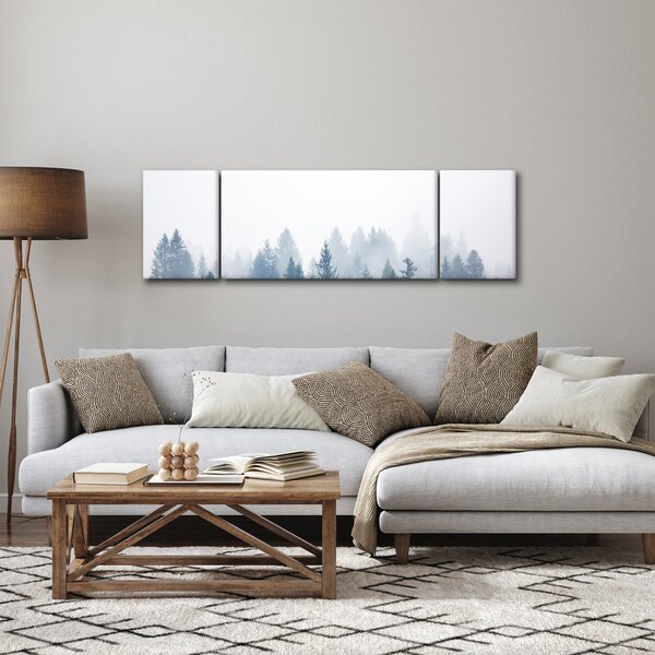 Obraz - Mglisty las (170x50 cm)
