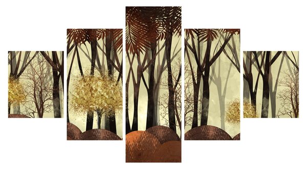 Obraz - Las dekoracyjny (125x70 cm)