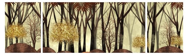 Obraz - Las dekoracyjny (170x50 cm)