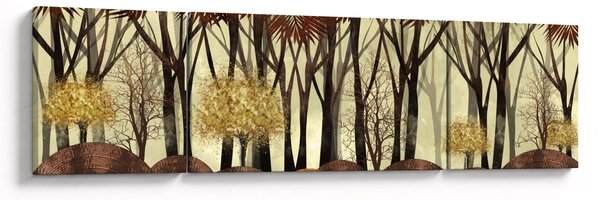 Obraz - Las dekoracyjny (170x50 cm)