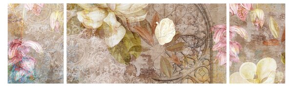 Obraz - Ozdoba kwiatowa (170x50 cm)