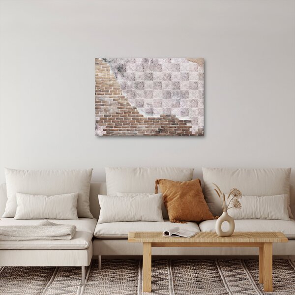Obraz - Ceglana ściana (70x50 cm)