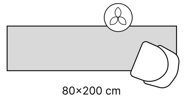 Zielony/w naturalnym kolorze wełniany chodnik tkany ręcznie 80x300 cm Cascade Wool – Flair Rugs