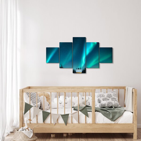 Obraz - Aurora Borealis (125x70 cm)