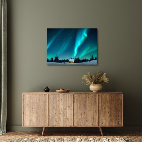 Obraz - Aurora Borealis (70x50 cm)