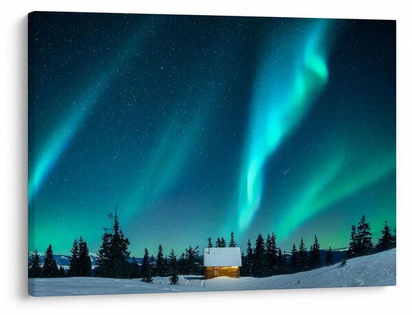 Obraz - Aurora Borealis (70x50 cm)