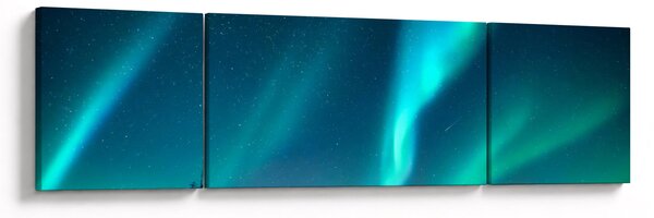 Obraz - Aurora Borealis (170x50 cm)