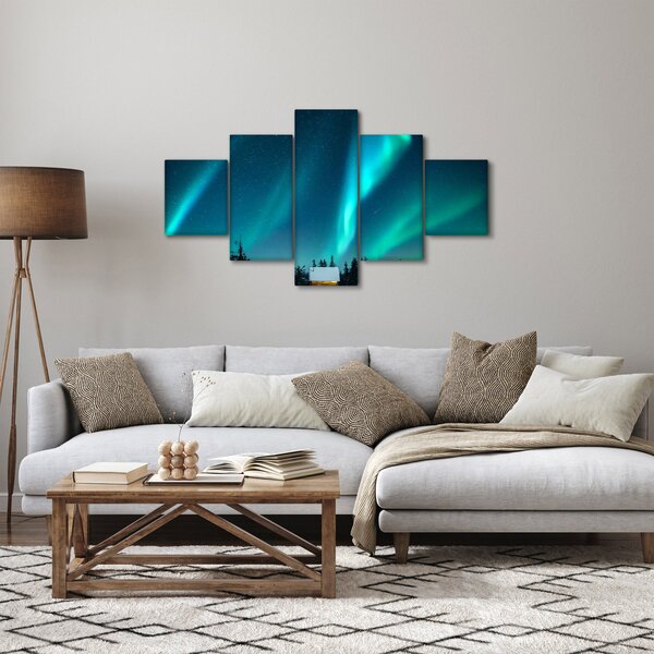 Obraz - Aurora Borealis (125x70 cm)