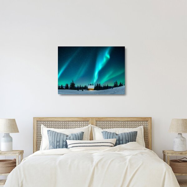 Obraz na szkle - Aurora Borealis (70x50 cm)