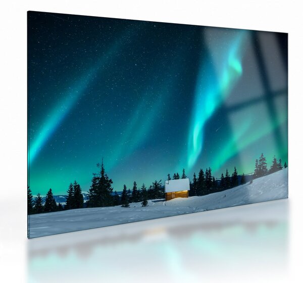 Obraz na szkle - Aurora Borealis (70x50 cm)