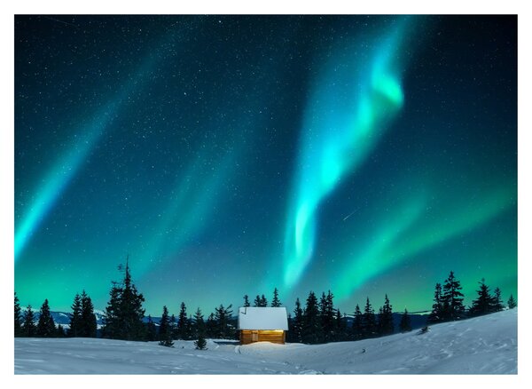 Obraz na szkle - Aurora Borealis (70x50 cm)
