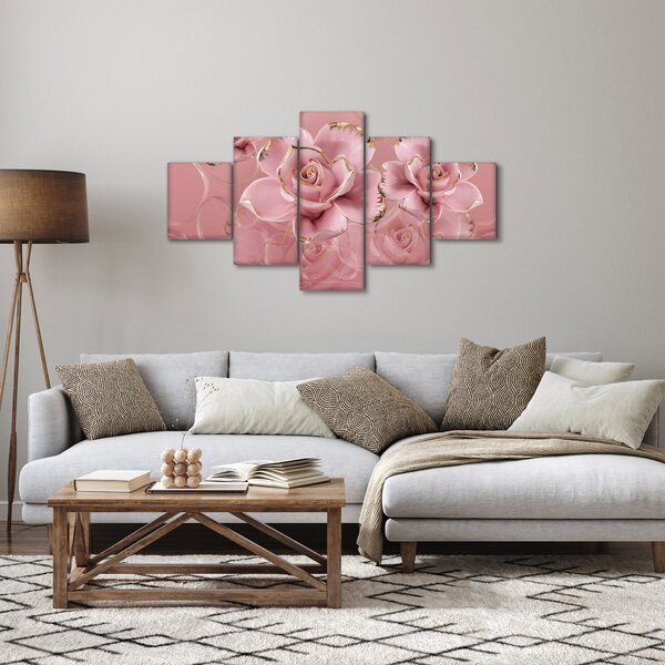Obraz - Dekoracje kwiatowe (125x70 cm)