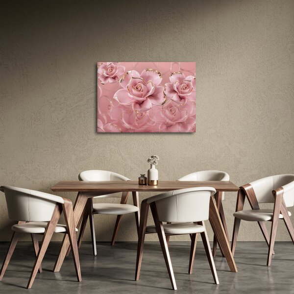 Obraz - Dekoracje kwiatowe (70x50 cm)