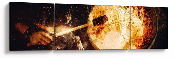 Obraz - Bęben szamański (170x50 cm)