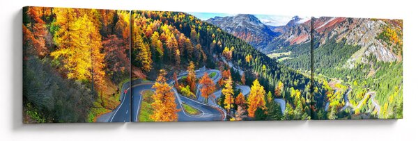 Obraz - Przełęcz Malajska (170x50 cm)