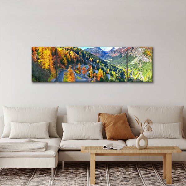 Obraz - Przełęcz Malajska (170x50 cm)