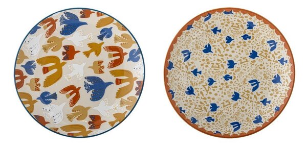 Kamionkowe talerze zestaw 2 szt. deserowe ø 20 cm Anniversary – Bloomingville