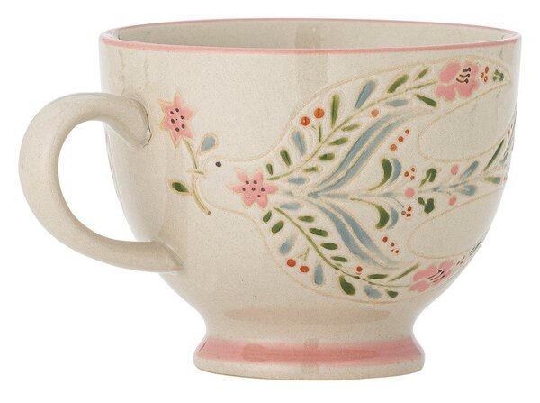 Białe kubki ceramiczne zestaw 4 szt. 400 ml Rosalynde – Bloomingville