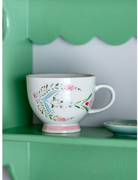 Białe kubki ceramiczne zestaw 4 szt. 400 ml Rosalynde – Bloomingville