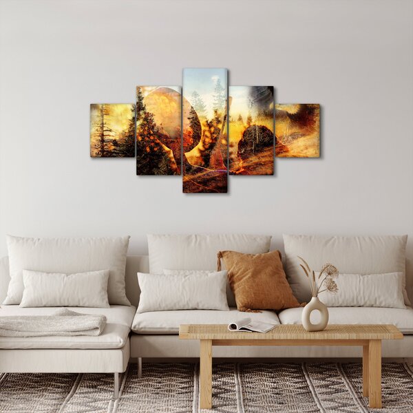 Obraz - Motyw szamana (125x70 cm)