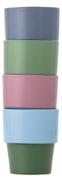 Kamionkowe filiżanki zestaw 4 szt. do cappuccino 150 ml Ewan – Bloomingville
