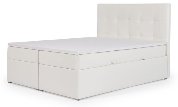 Łóżko kontynentalne z pojemnikami Alvares - 140x200