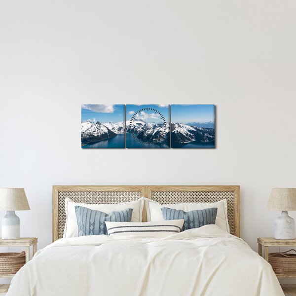 Obraz - Garibaldi Park (z zegarem) (90x30 cm)