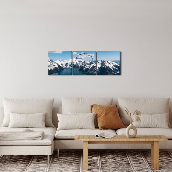 Obraz - Garibaldi Park (z zegarem) (90x30 cm)