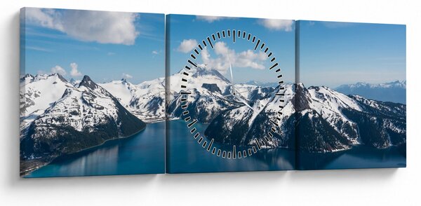 Obraz - Garibaldi Park (z zegarem) (90x30 cm)