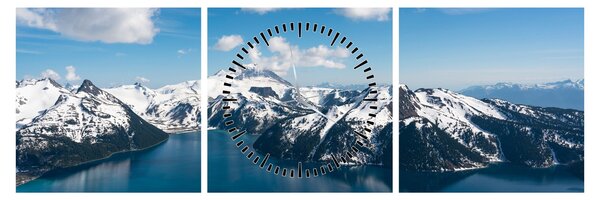 Obraz - Garibaldi Park (z zegarem) (90x30 cm)