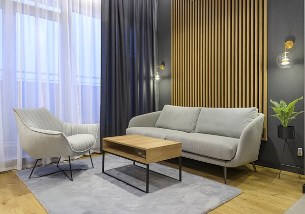 Akustyczne panele lamelowe 2 szt. dąb sonoma N9-M35