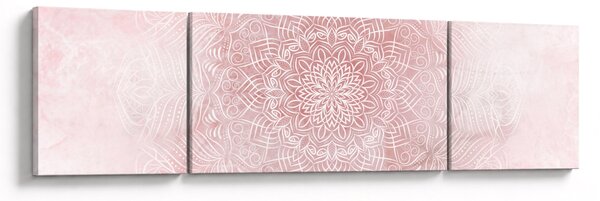 Obraz - Różowa mandala (170x50 cm)
