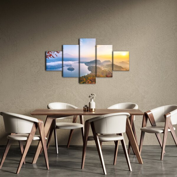 Obraz - Jezioro Bled (125x70 cm)
